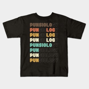 Retro Puns for Everyone Kids T-Shirt